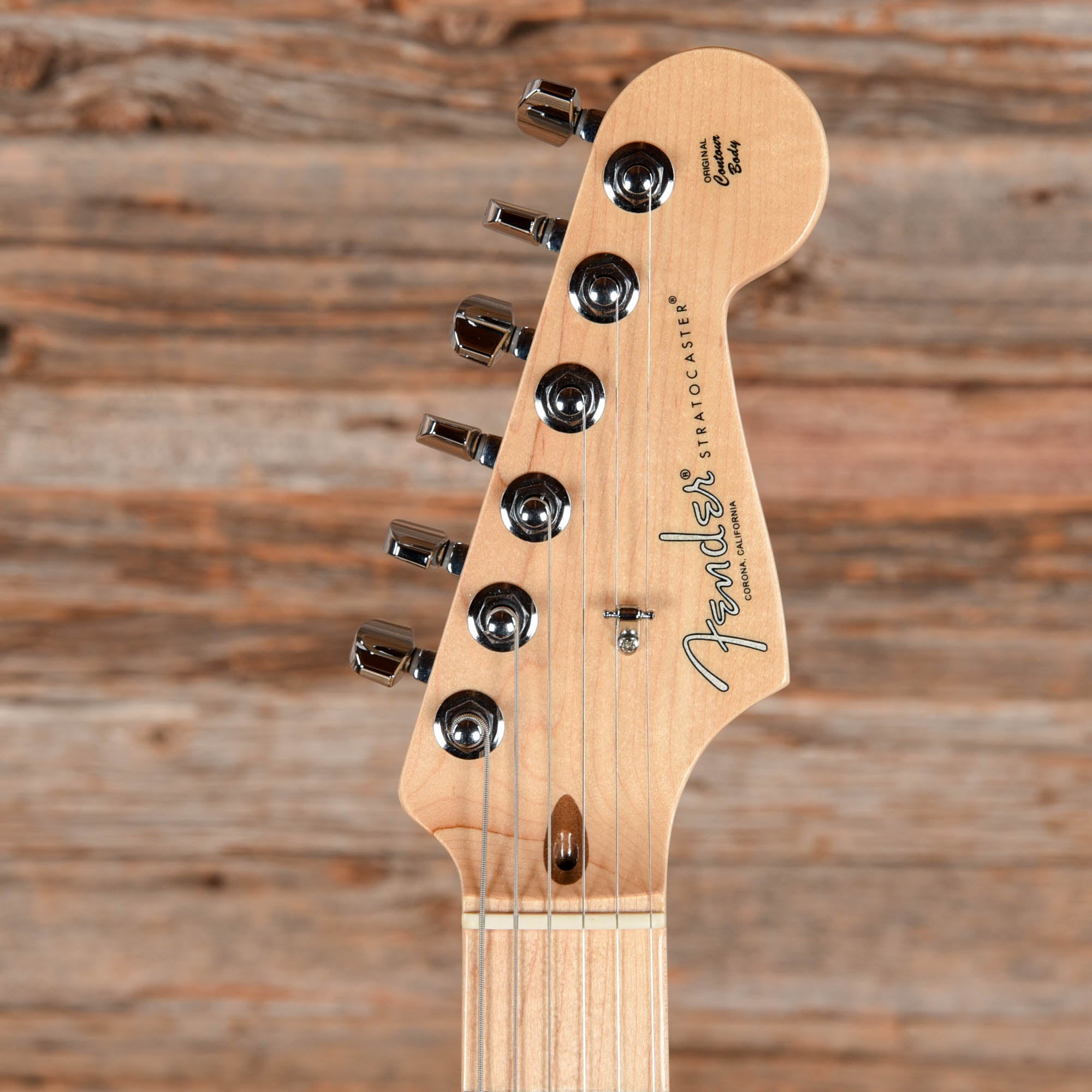 Fender American Professional Stratocaster Neck with Unknown Fender Body Crimson Red Transparent