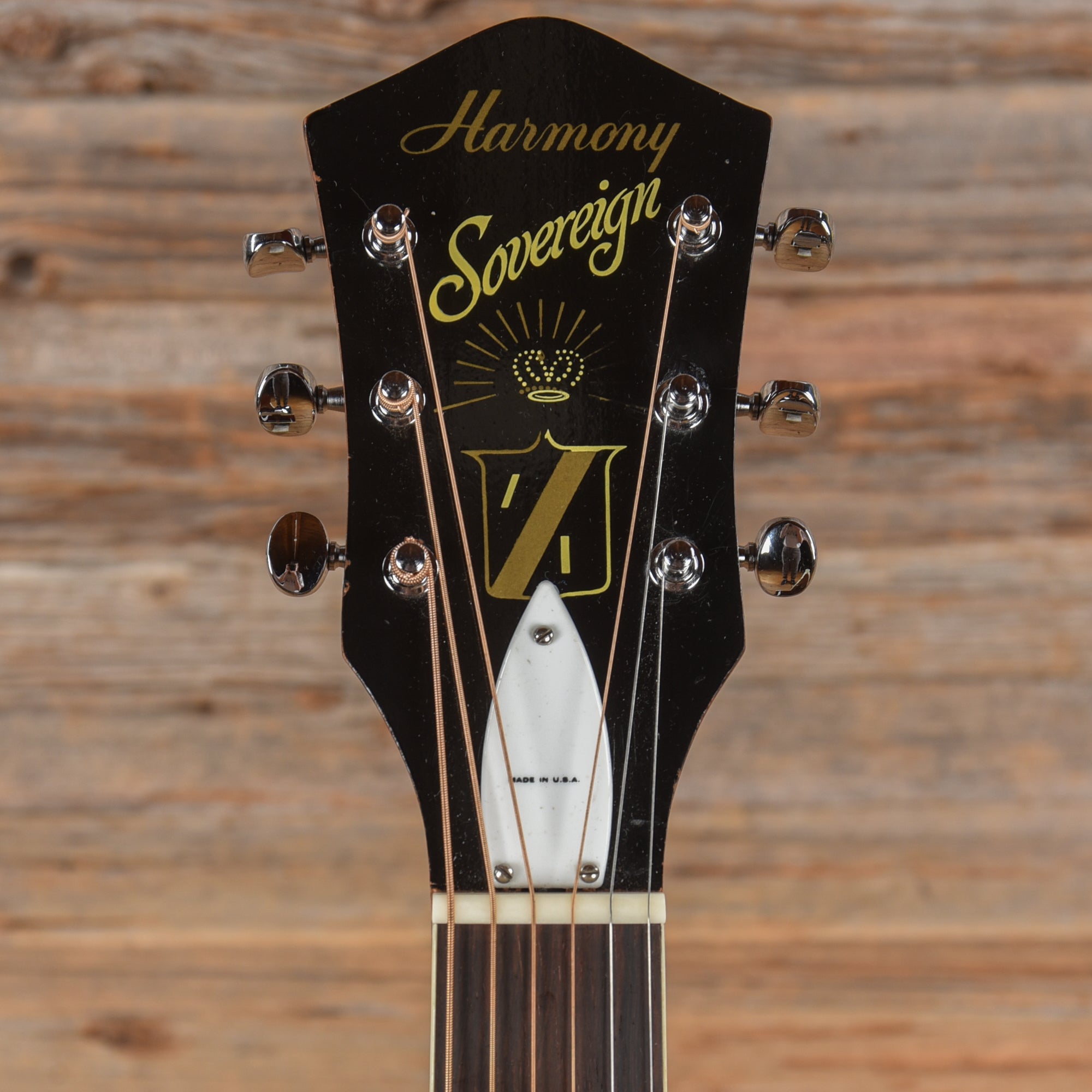 Harmony Sovereign H1260 X-Braced Conversion Natural 1966