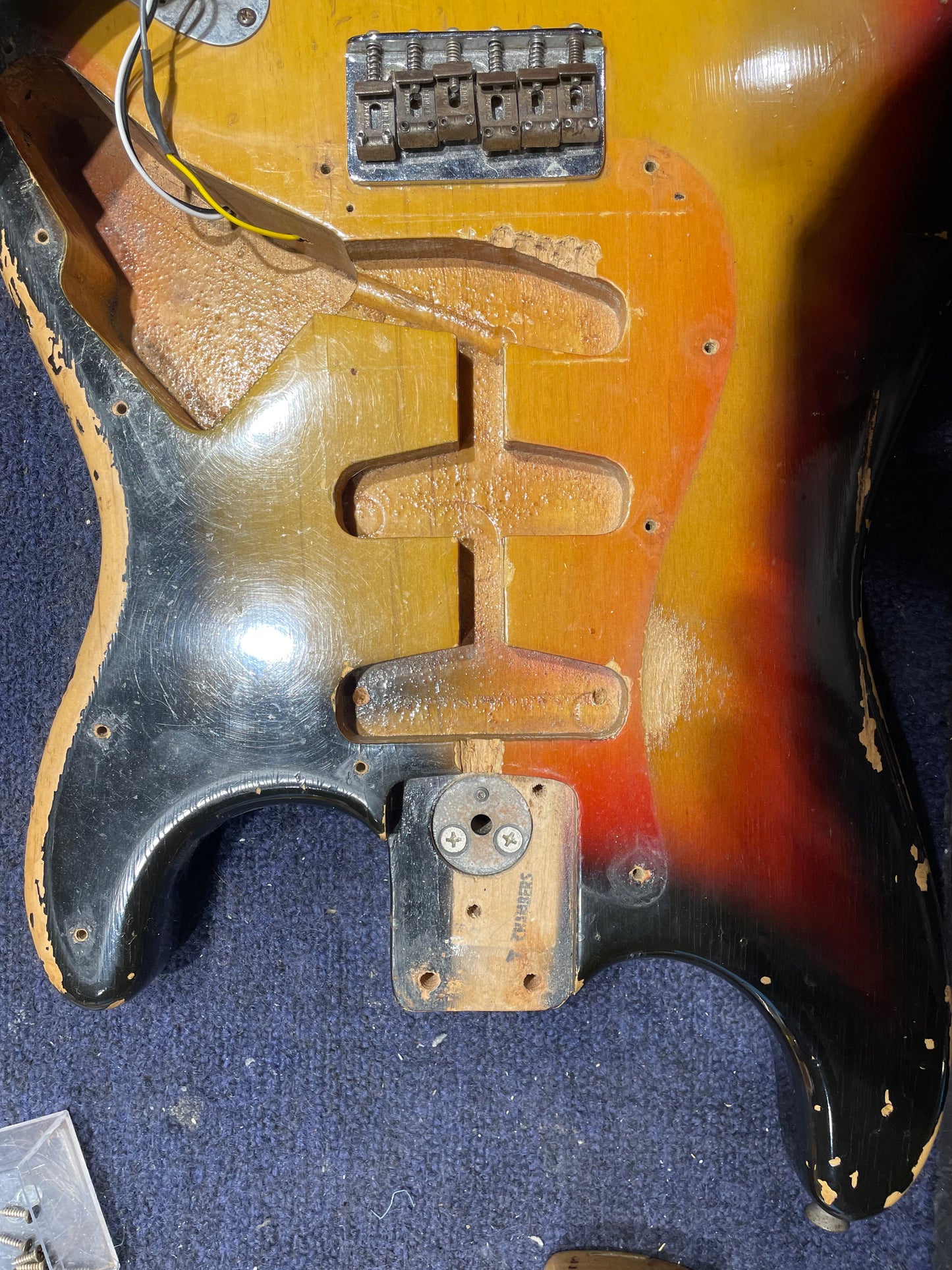 Fender Stratocaster Hardtail Sunburst 1972