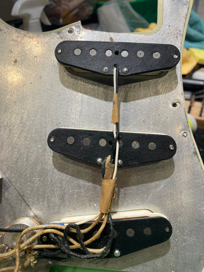Fender 1974 Stratocaster Neck w/ Unbranded Body Seafoam Green 1974