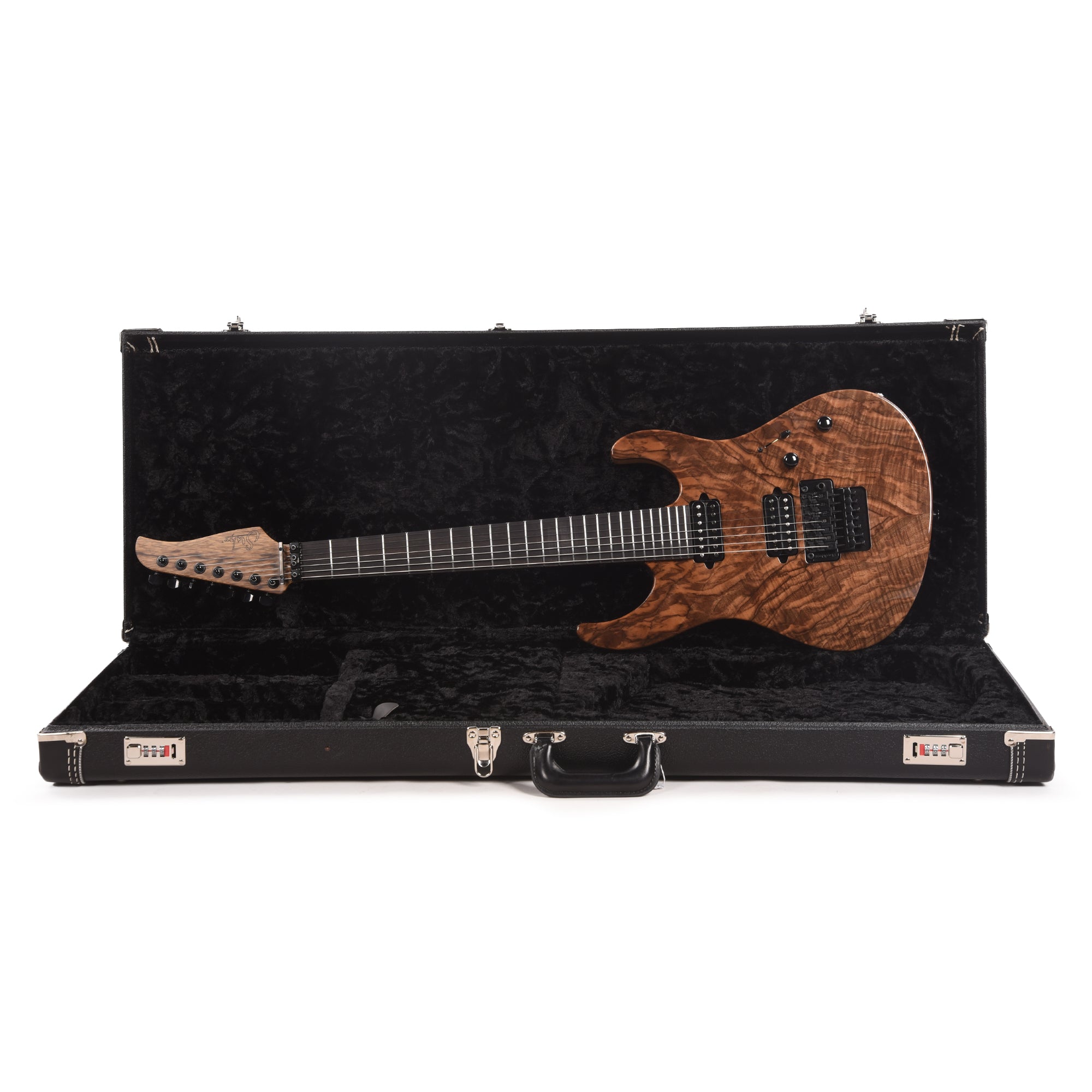 Suhr Custom Modern 7 Natural w/CME-Selected Figured Walnut Top