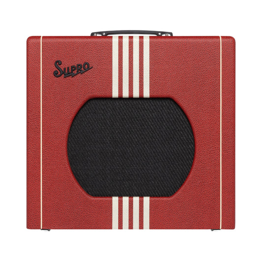 Supro Delta King 12 15W 1x12 Guitar Combo Amp w/ Reverb Limited Scarlett & Creme