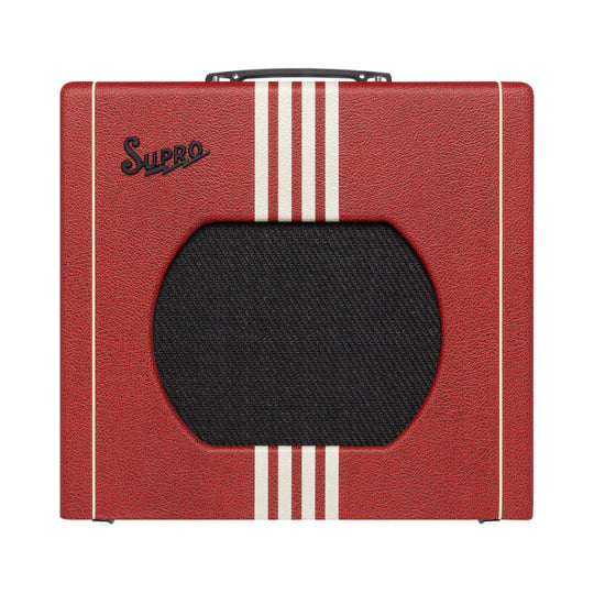 Supro Delta King 12 15W 1x12 Guitar Combo Amp w/ Reverb Limited Scarlett & Creme