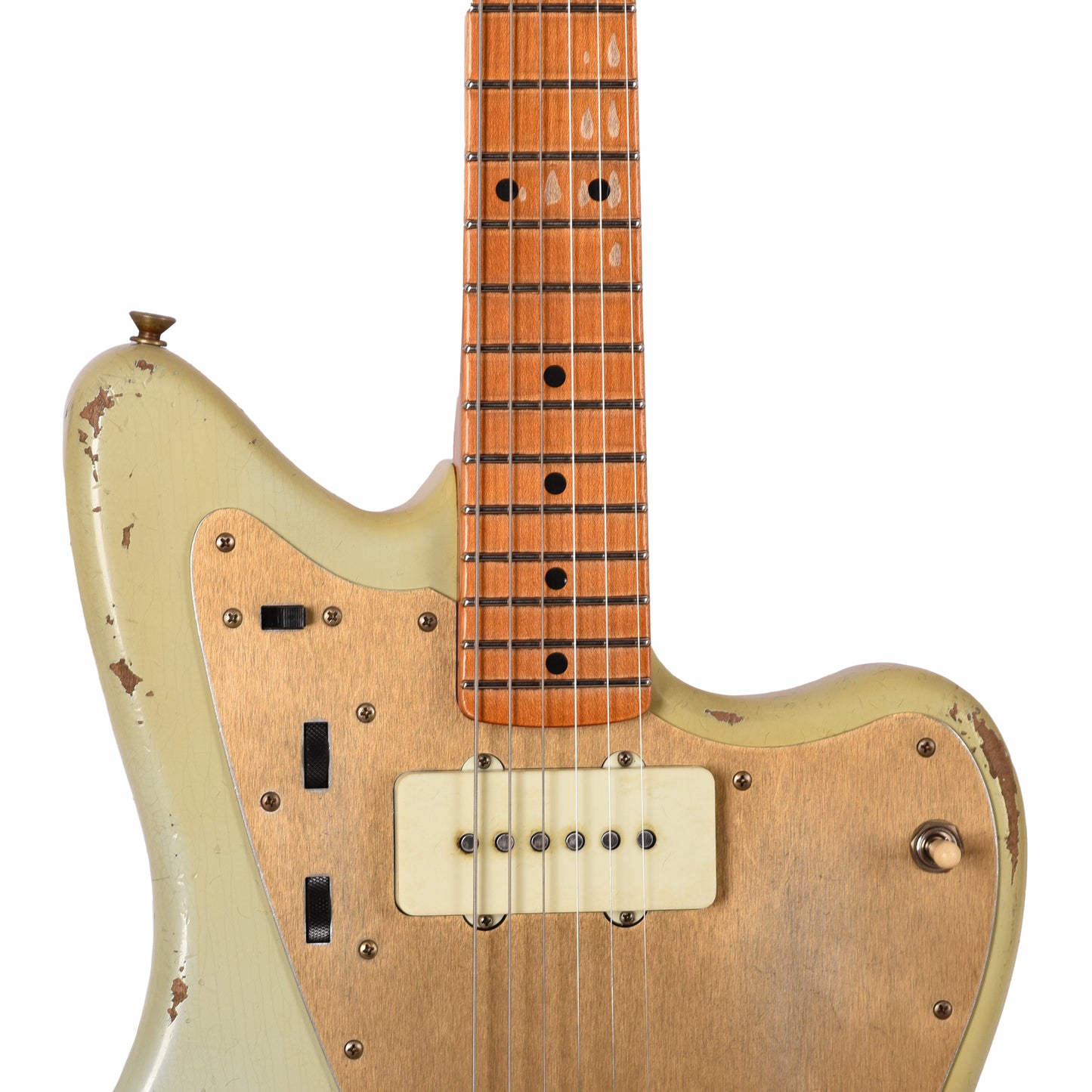 Fender Custom Shop '50s 250K Jazzmaster Relic Faded Aged Sonic Blue Master Built by Levi Perry