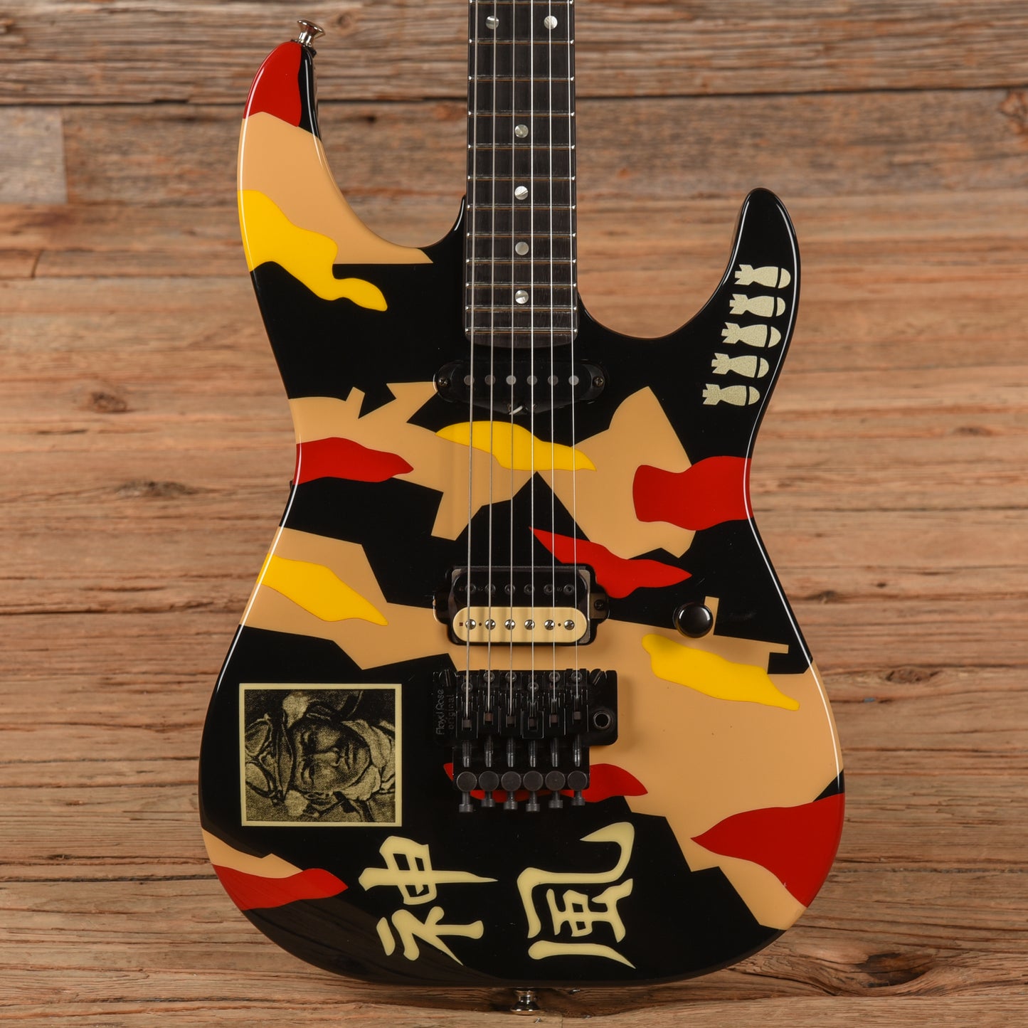 ESP Kamikaze 1 George Lynch Signature Black 1990