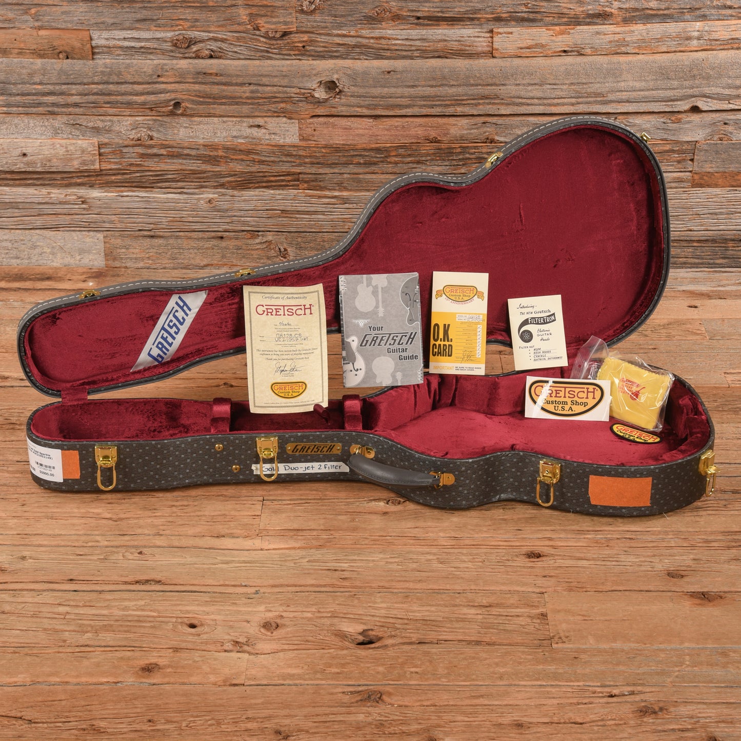 Gretsch Custom Shop G6128 1959 Duo Jet Heavy Relic Gold Sparkle 2021