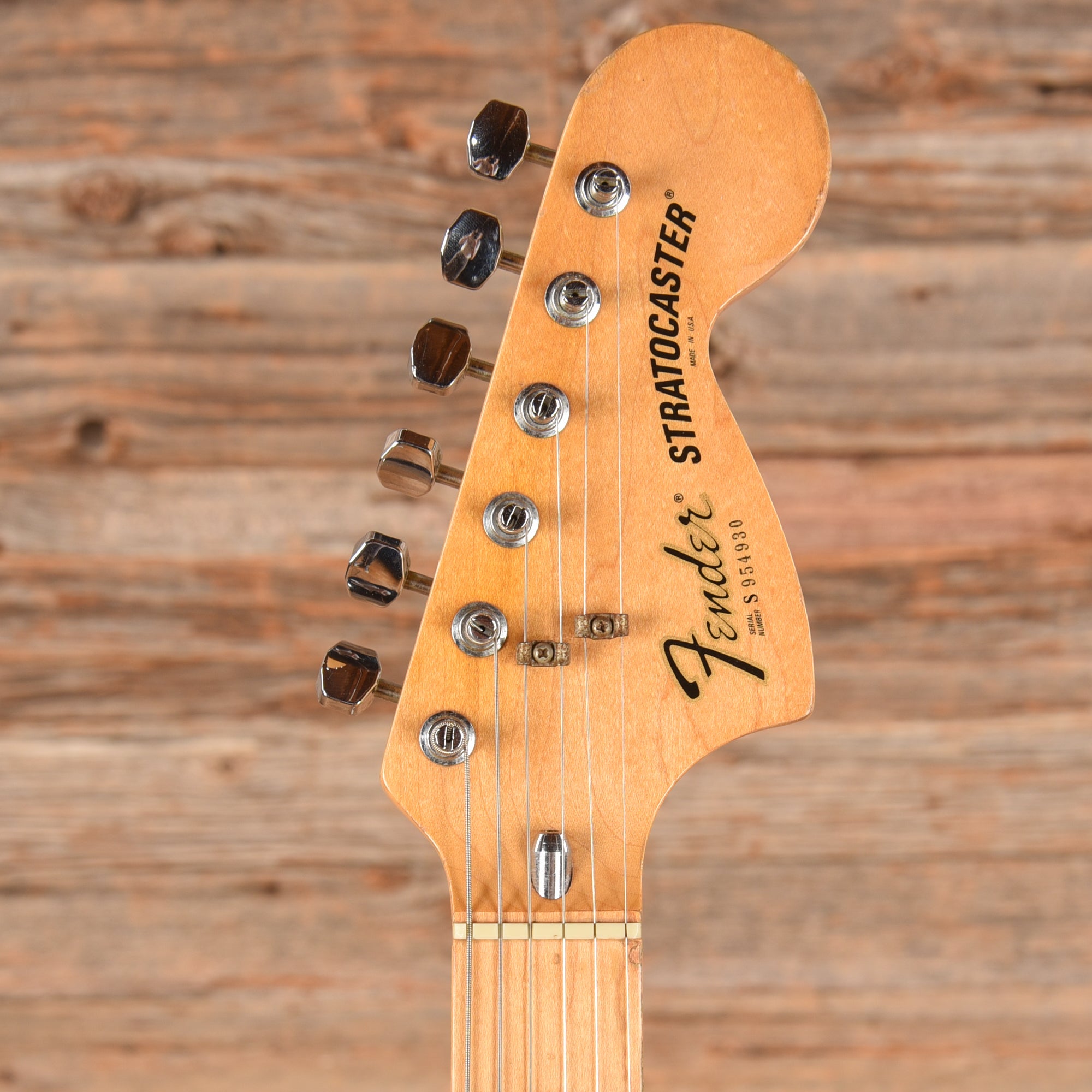 Fender Stratocaster Transparent Red 1981