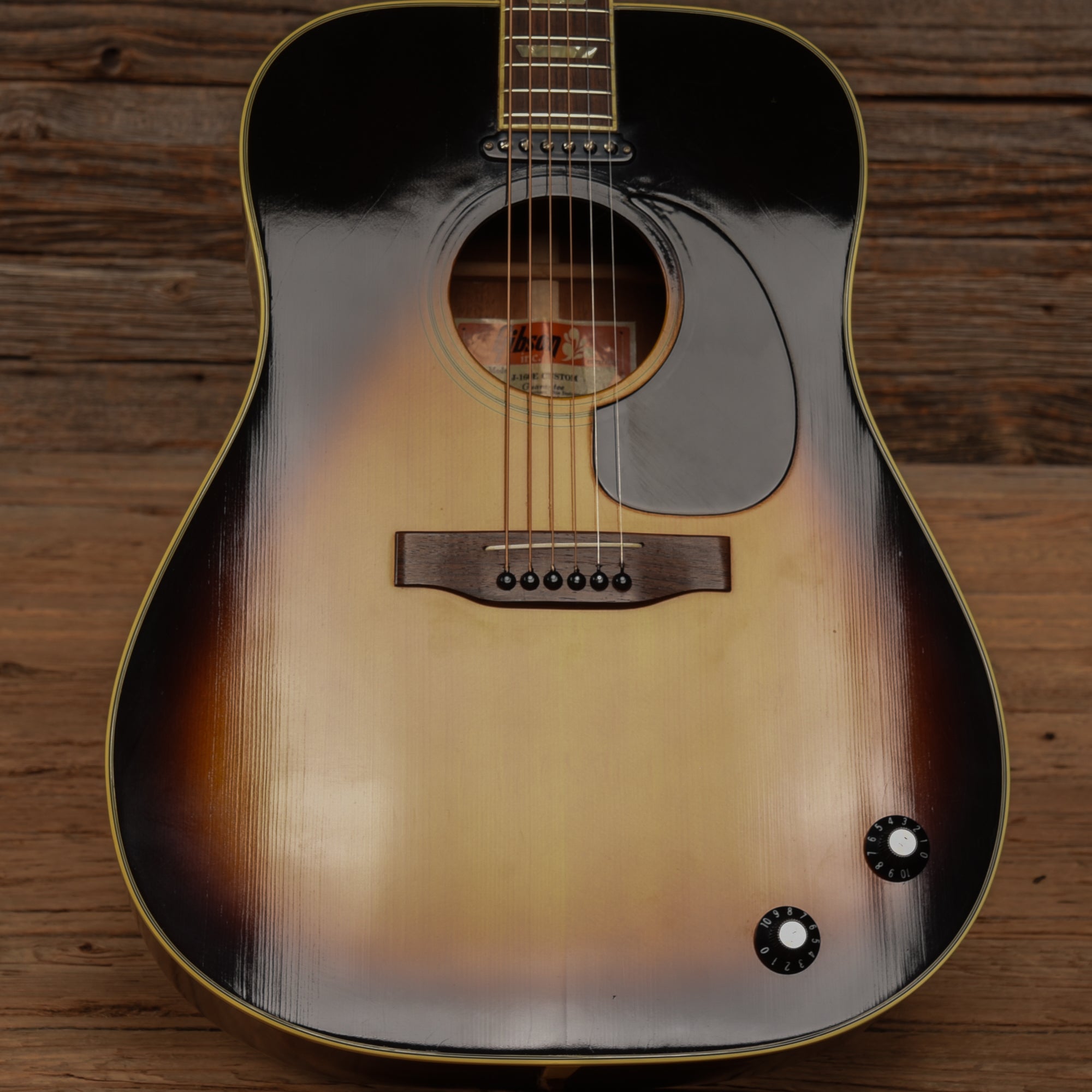 Gibson J-160E Custom Sunburst 1978