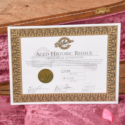 Gibson Custom Historic Tom Murphy Aged '59 Les Paul Standard Cherry Sunburst 2001