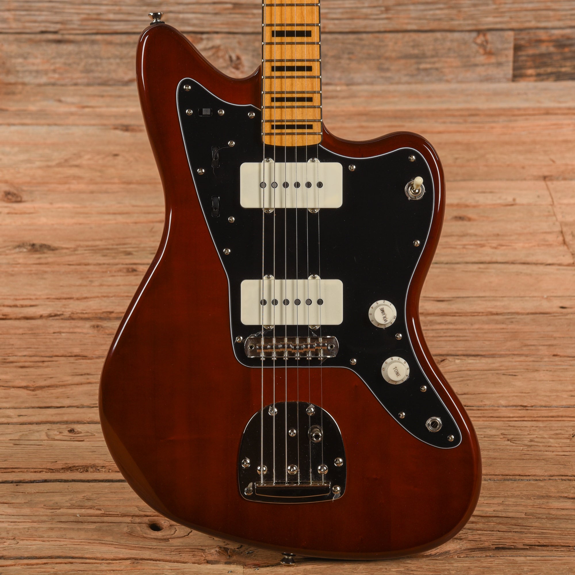 Squier Classic Vibe '70s Jazzmaster Maple Neck Walnut w/Black Blocks/Binding