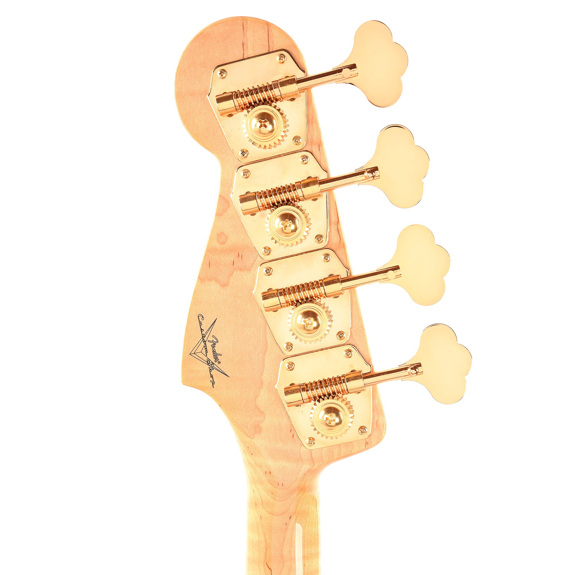 Fender Custom Shop 1960 Jazz Bass NOS Cadillac Green w/Painted Headcap, AAA Flame Maple Neck, & Gold Hardware