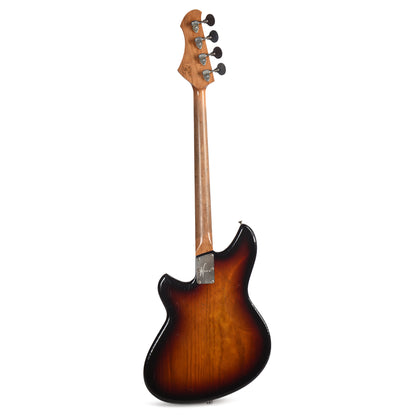 Novo Ivorus Bass 3-Tone Burst Light Distress