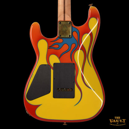 Charvel San Dimas S-Style Grover Jackson Custom Paint Job by Dan Lawrence 1980s