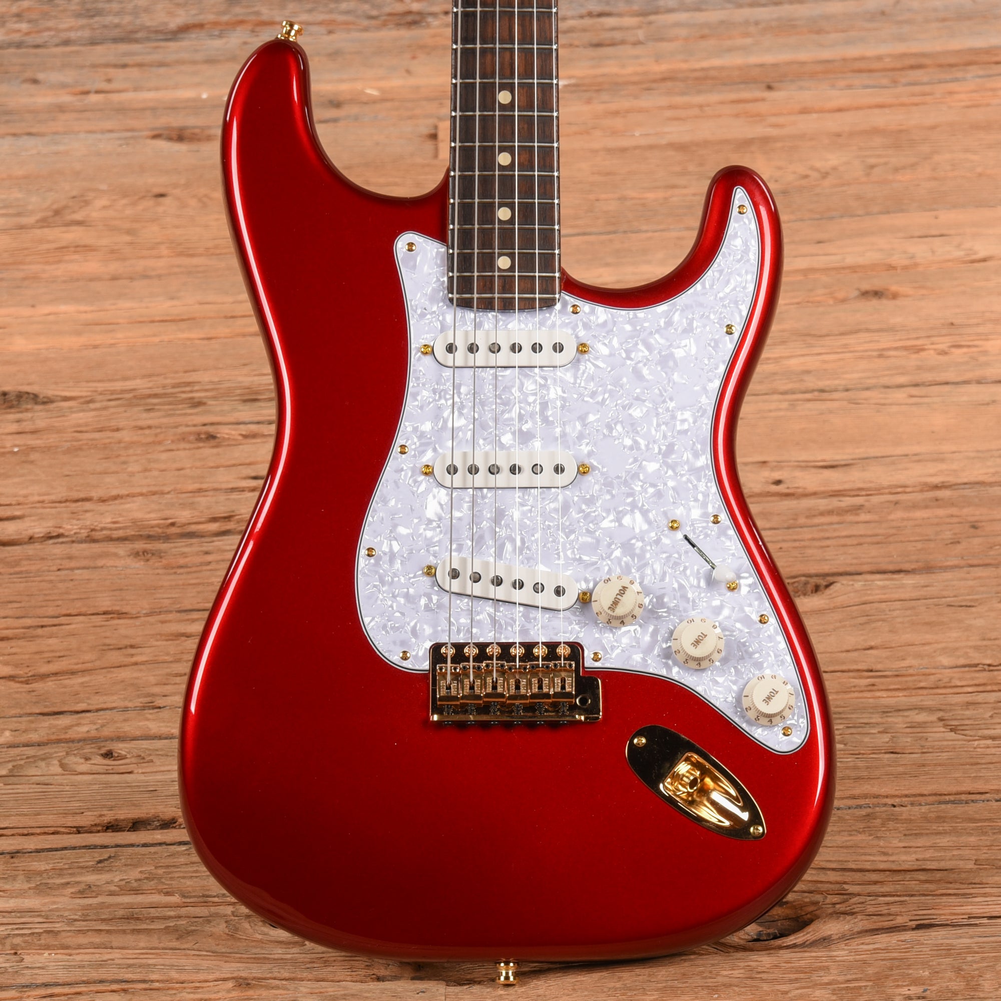 Fender Custom Shop Stratocaster Neck on Unknown Body Candy Apple Red
