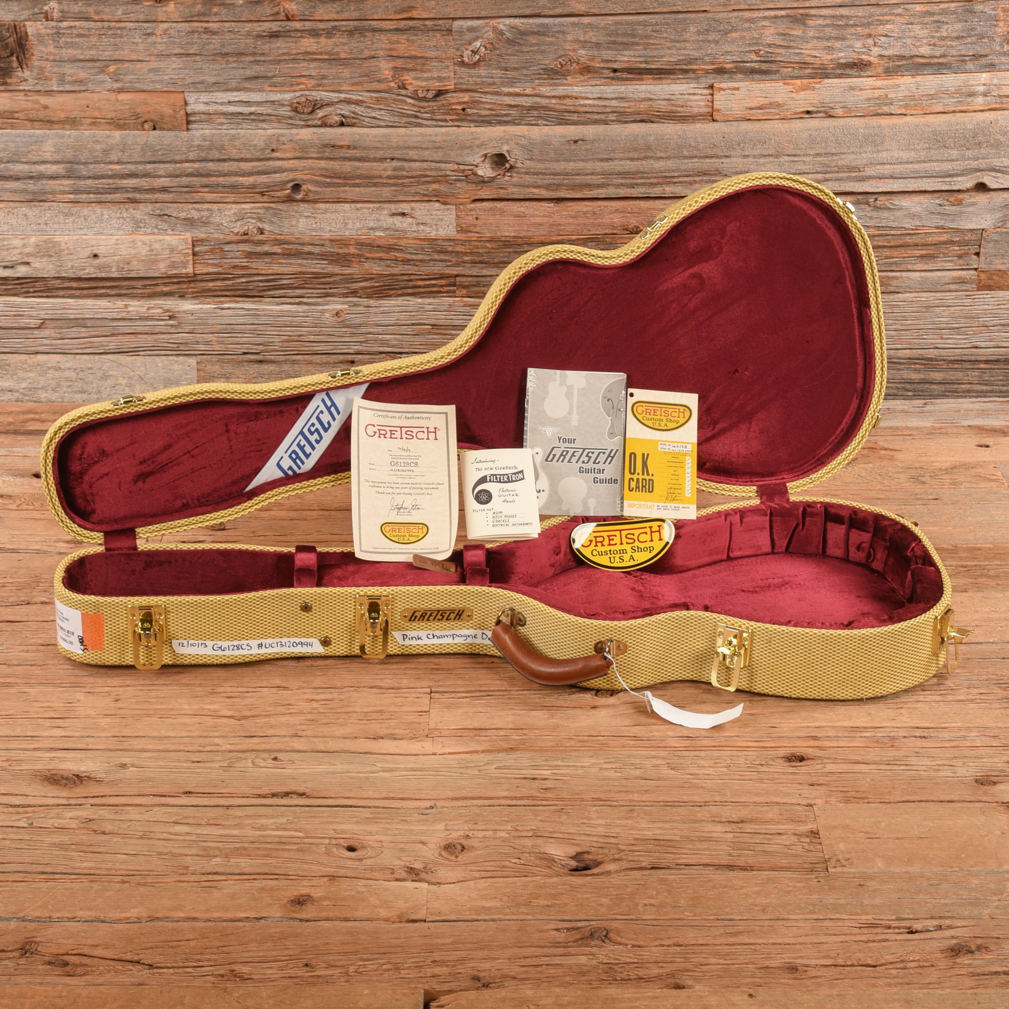 Gretsch Custom Shop G6128 1959 Duo Jet Relic Champagne Sparkle 2013