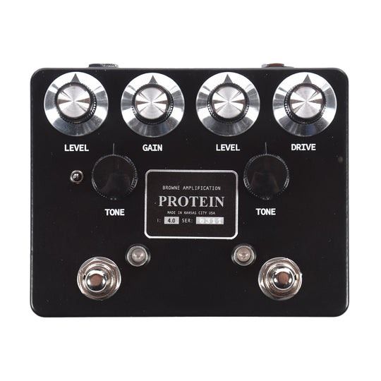Browne Amplification Protein Dual Overdrive v4 Pedal Black