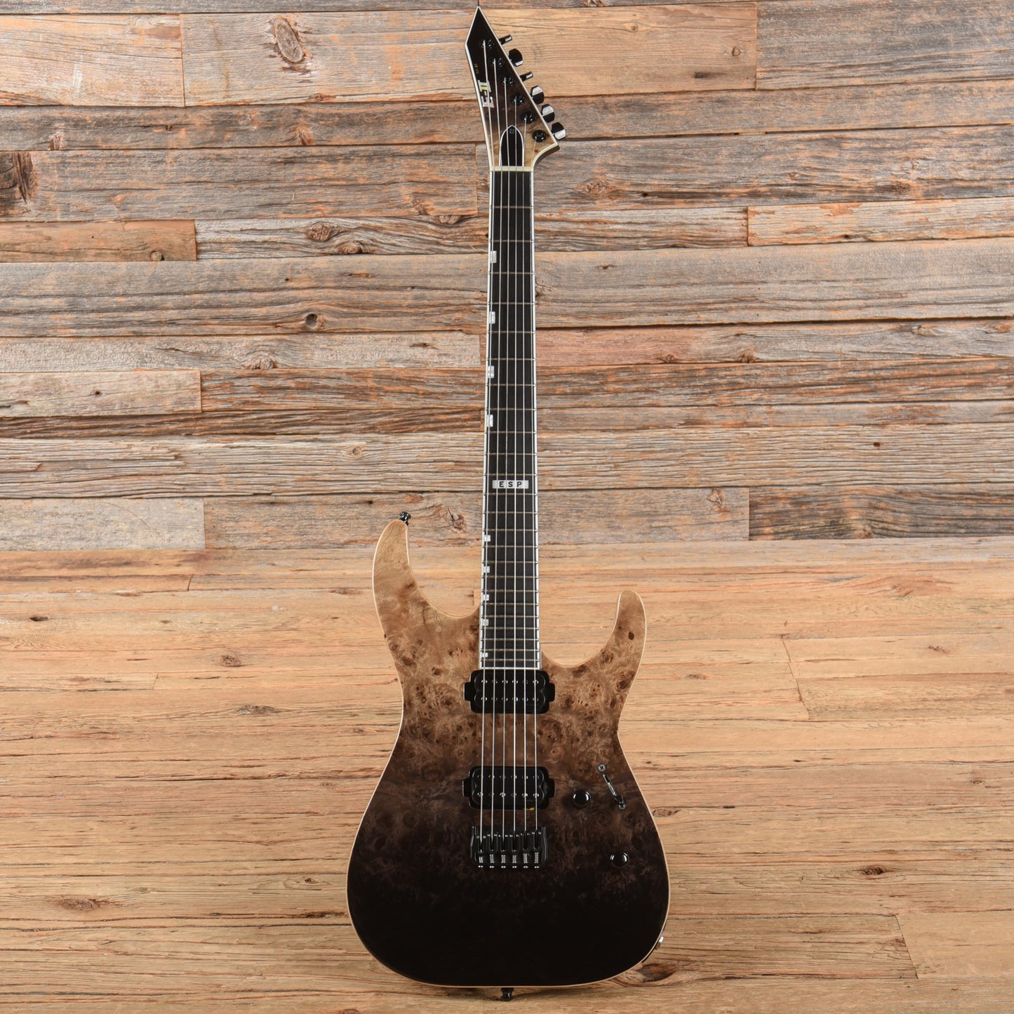 ESP E-II M-II Neck Through Natural Fade 2023