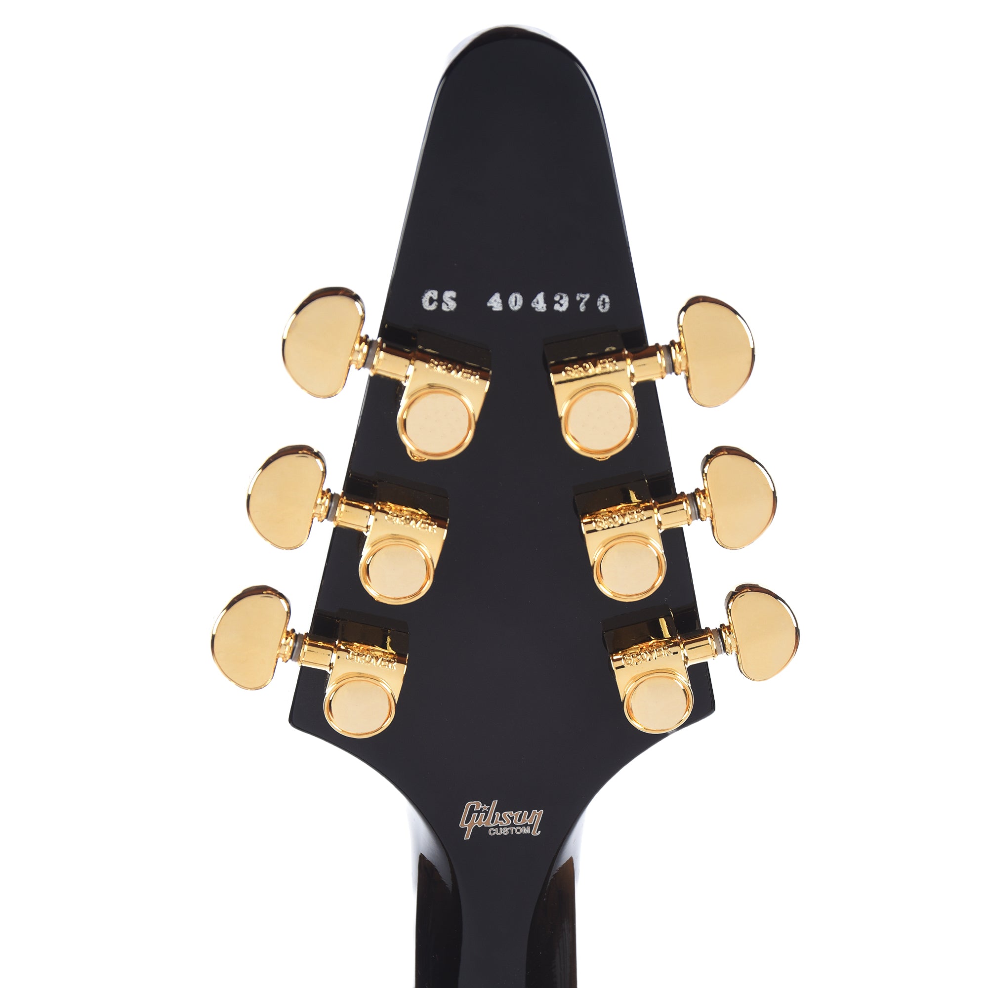 Gibson Custom Shop Flying V Custom Ebony Gloss w/Ebony Fingerboard