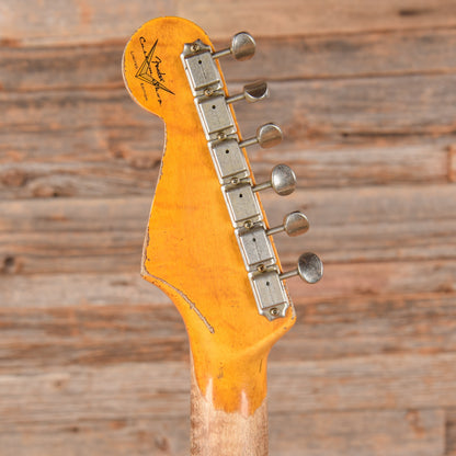 Fender Custom Shop Red Hot Stratocaster Super Heavy Relic Aged Faded Shell Pink 2023