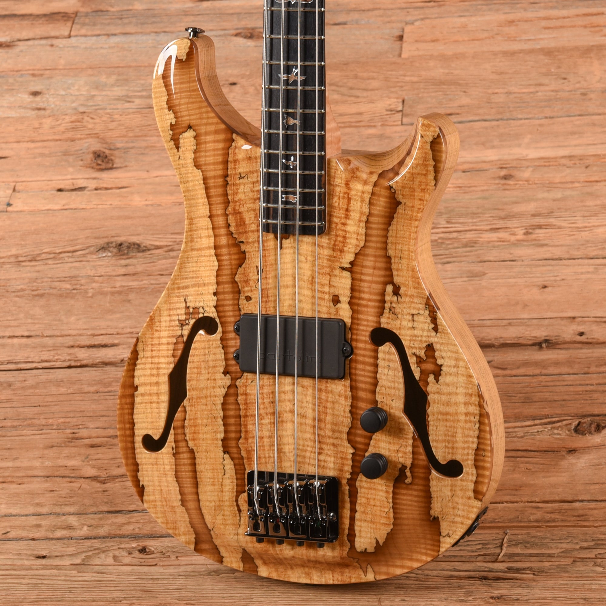 PRS Private Stock Short Scale Hollowbody Bass 4 Natural w/ Smoked Burst 2018