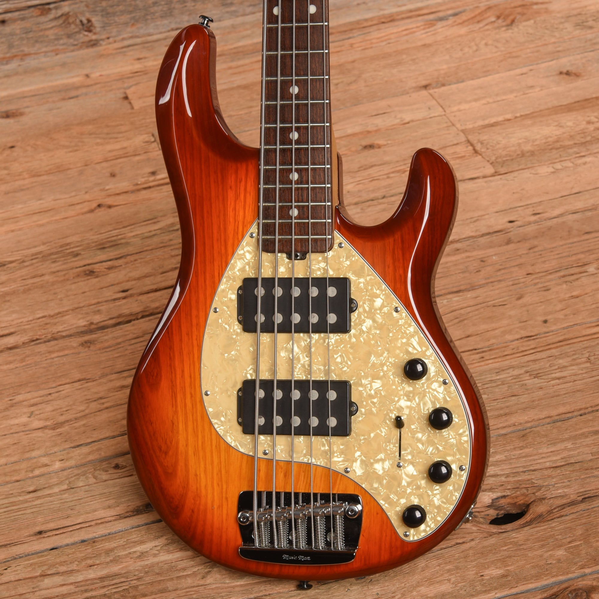 Music Man StingRay 5 HH Sunburst 2007