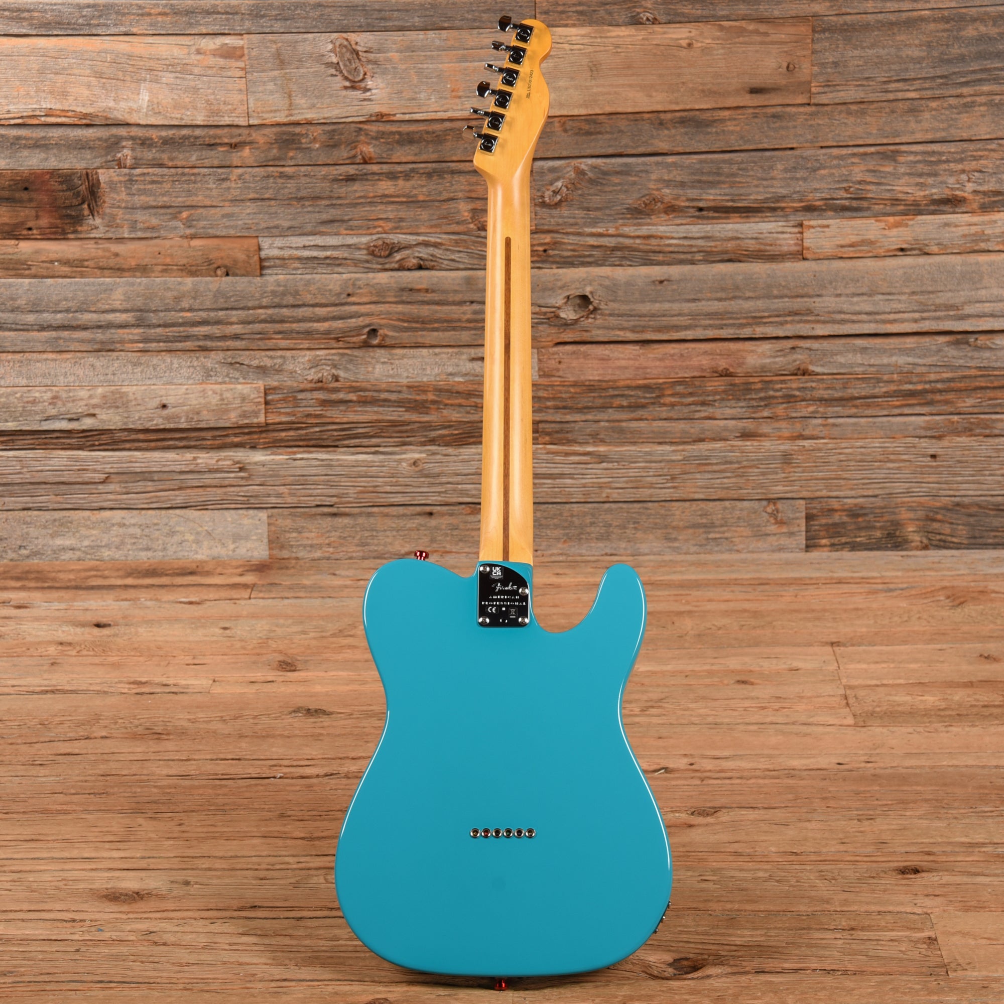 Fender American Professional II Telecaster Miami Blue 2023 LEFTY