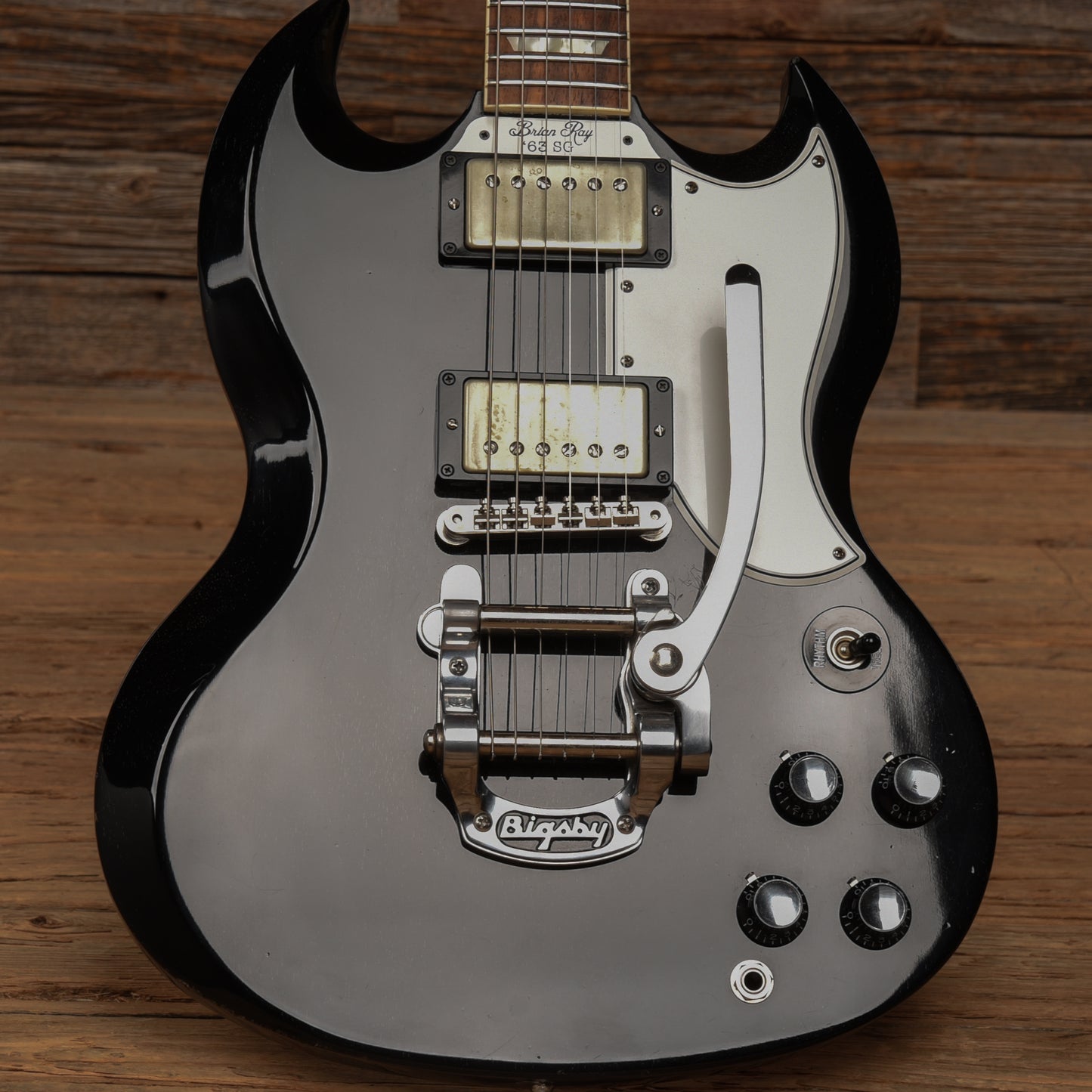 Gibson Custom Brian Ray ’63 SG Standard with Bigsby Silver Fox 2015