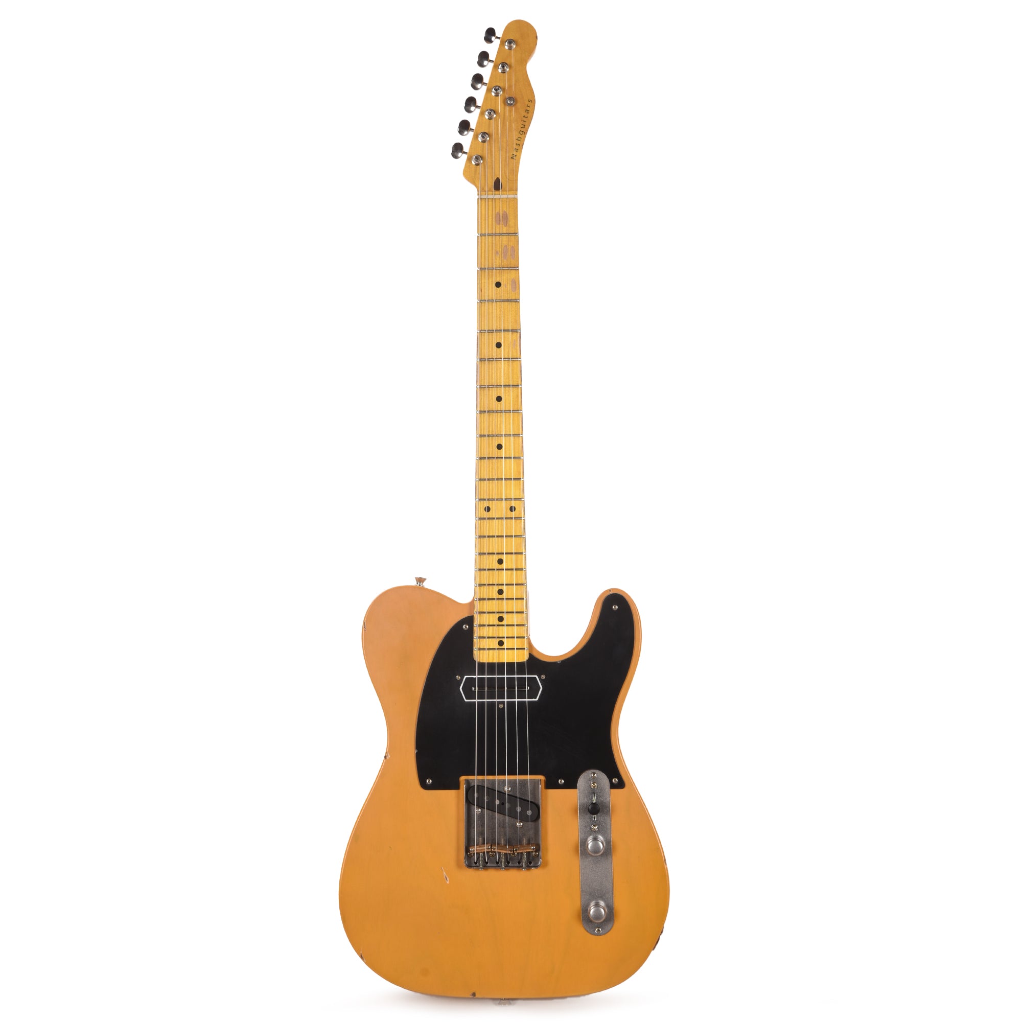 Nash T-52 Butterscotch Blonde Light Relic w/1-Ply Black Pickguard & Lollar Charlie Christian