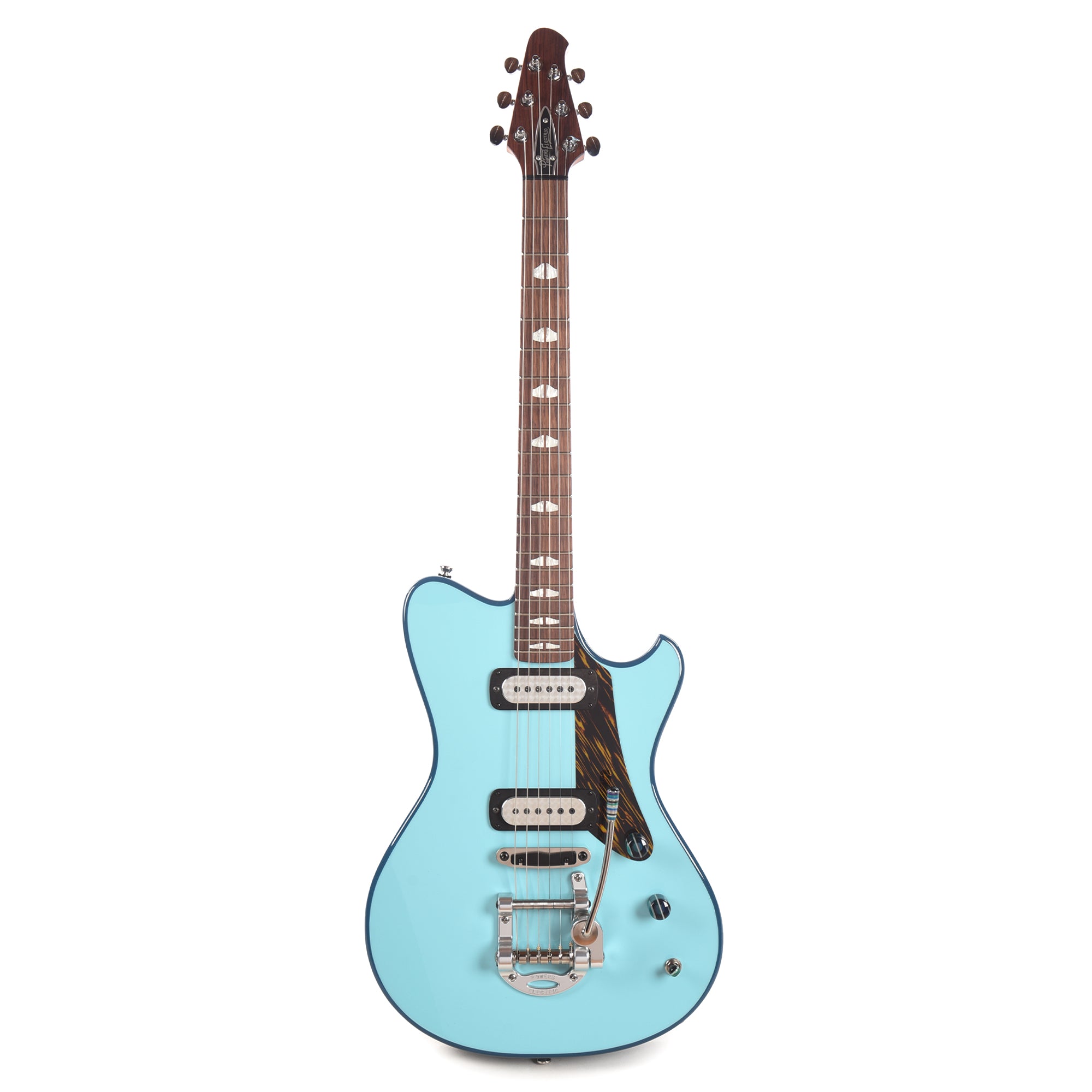 Powers Electric A-Type Two-Tone Larkspur Blue Top & Oslo Blue Back/Sides w/FF42 Pickups