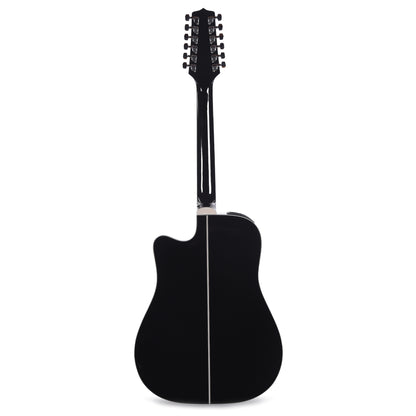 Takamine GD38CE 12-String Acoustic Electric Guitar Black