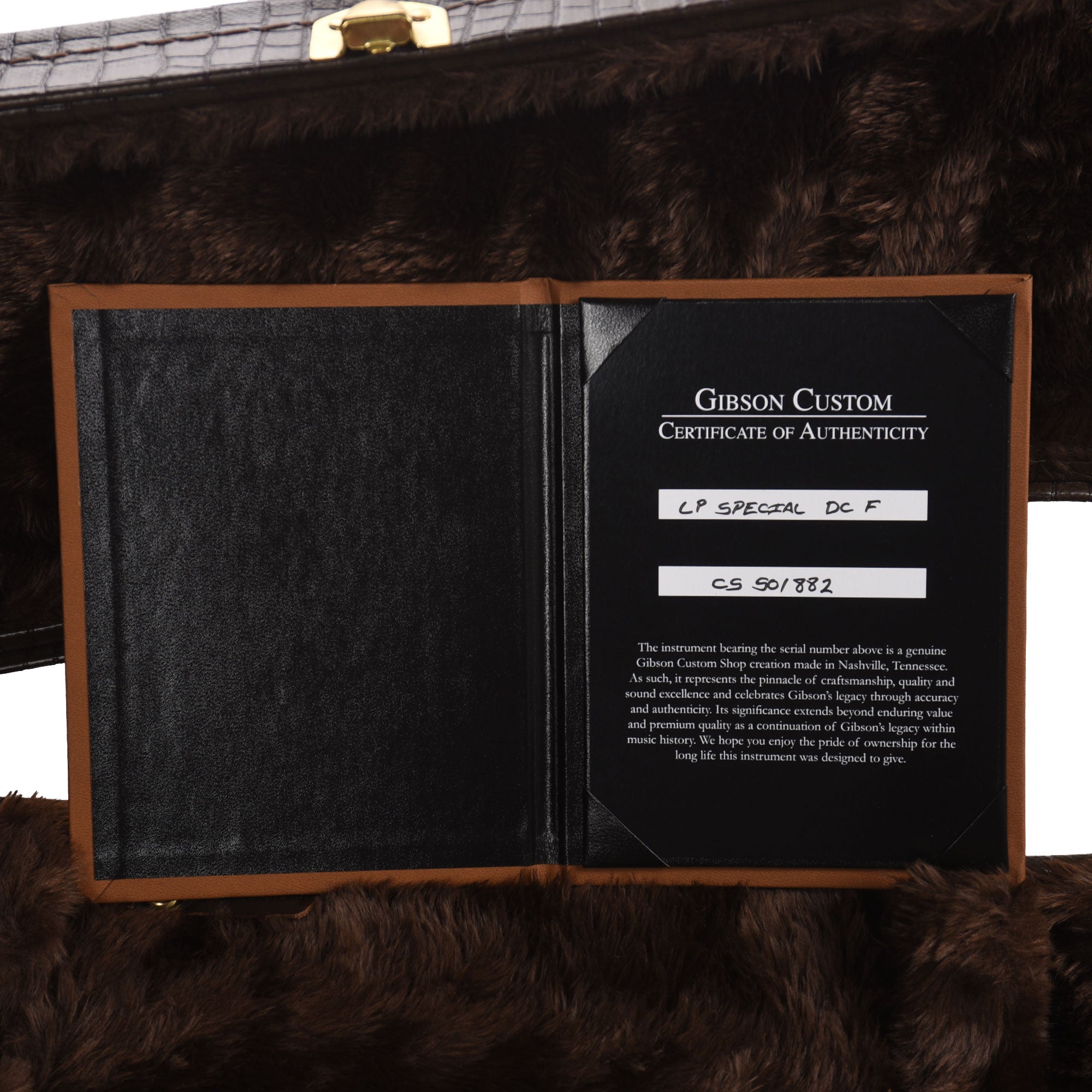 Gibson Custom Shop Les Paul Special Double Cut Figured Trans Black VOS