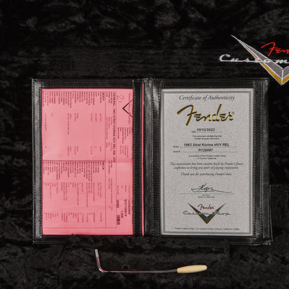 Fender Custom Shop 63 Korina Stratocaster Heavy Relic Sunburst 2022