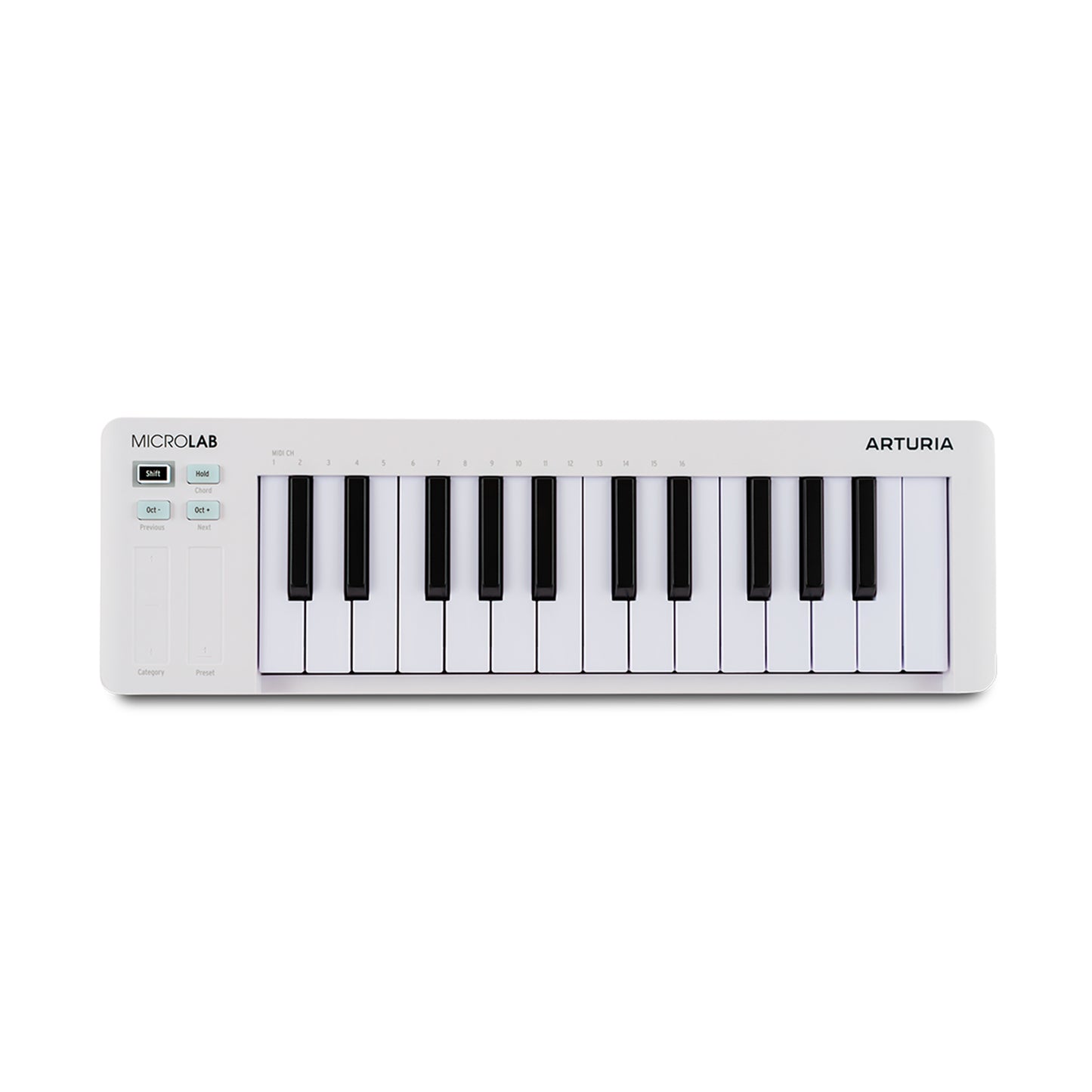 Arturia MicroLab Mk3 25-Key Universal MIDI Controller White
