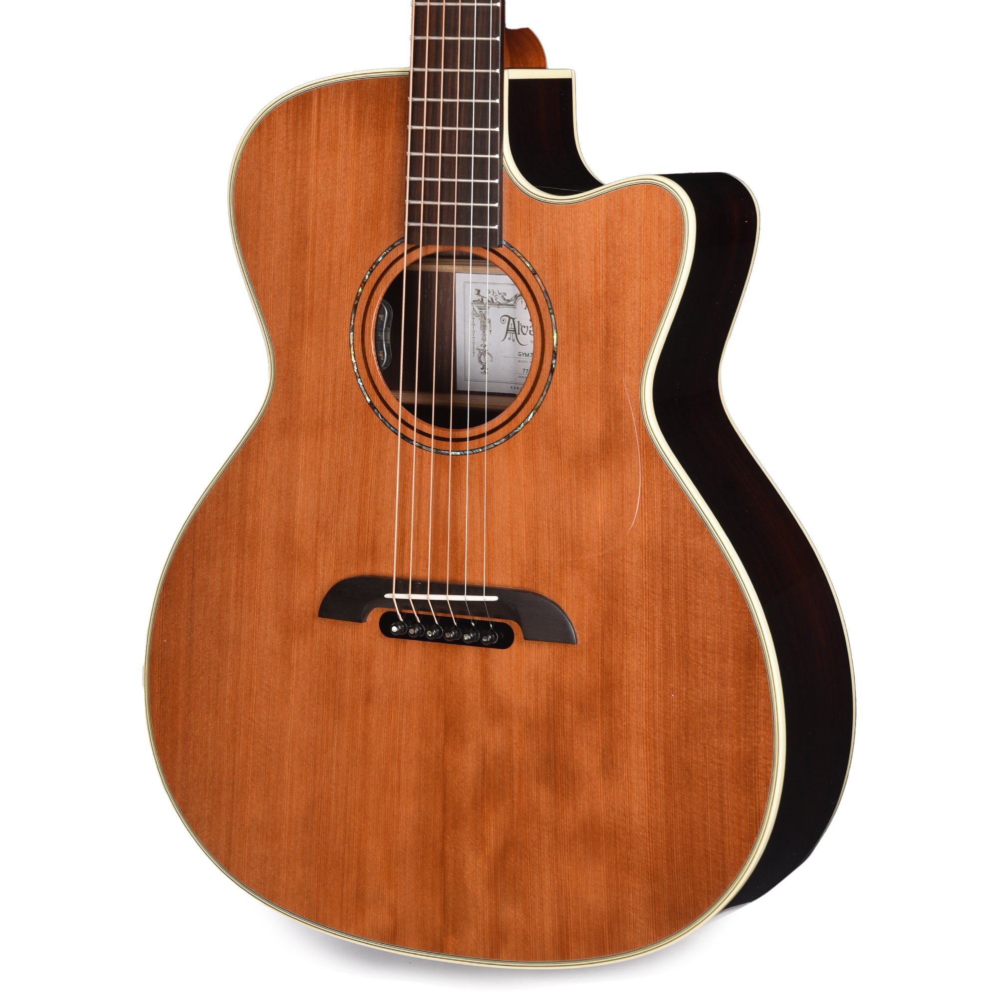 Alvarez GYM74ce Yairi Masterworks Grand Auditorium Solid AAA Vintage Redwood/Solid East Indian Rosewood Natural