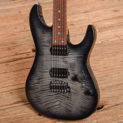 Ibanez AZ24S1F Standard Transparent Black Sunburst 2024