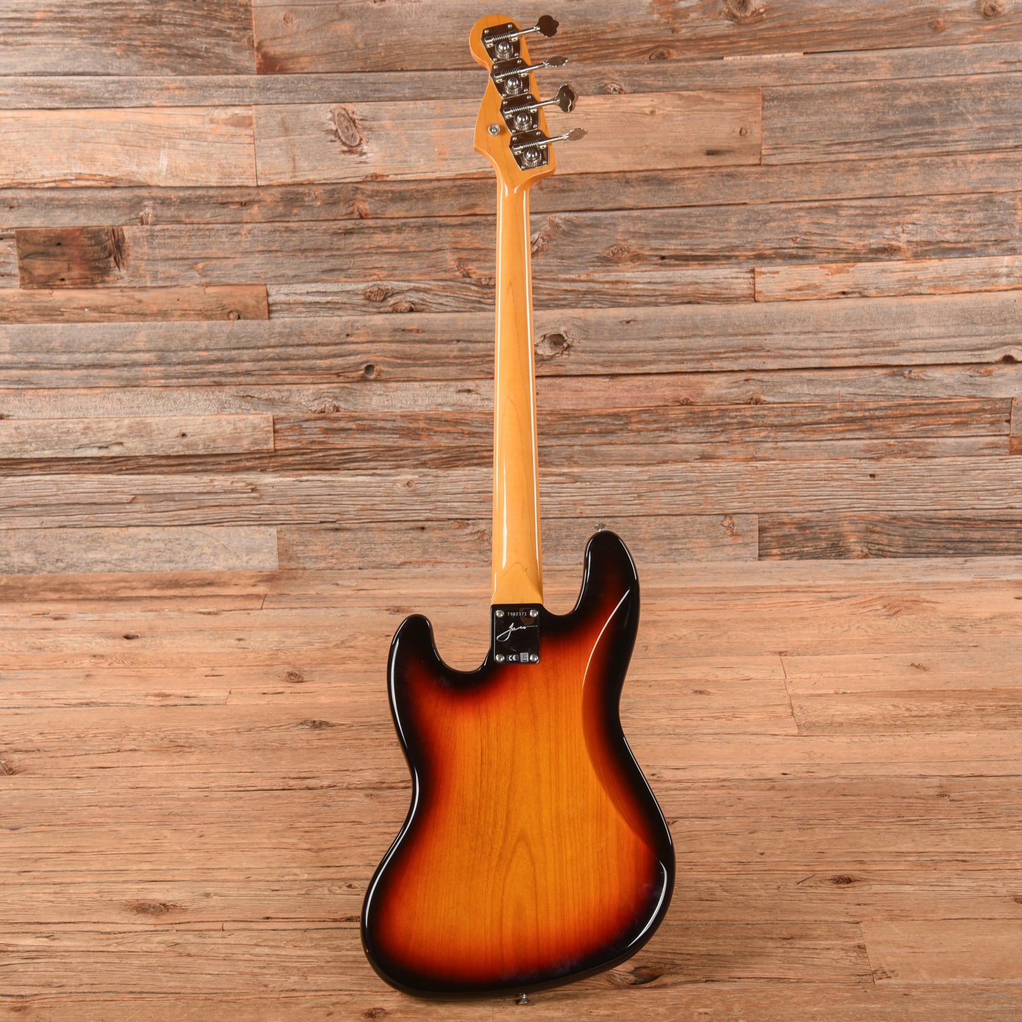 Fender Jaco Pastorius Artist Series Signature Fretless Jazz Bass Sunburst 2015