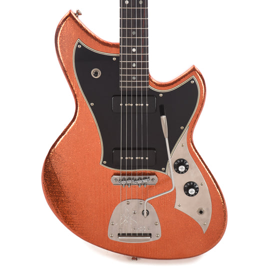 Novo Serus J Copper Sparkle Light Distress w/Fralin P-90s