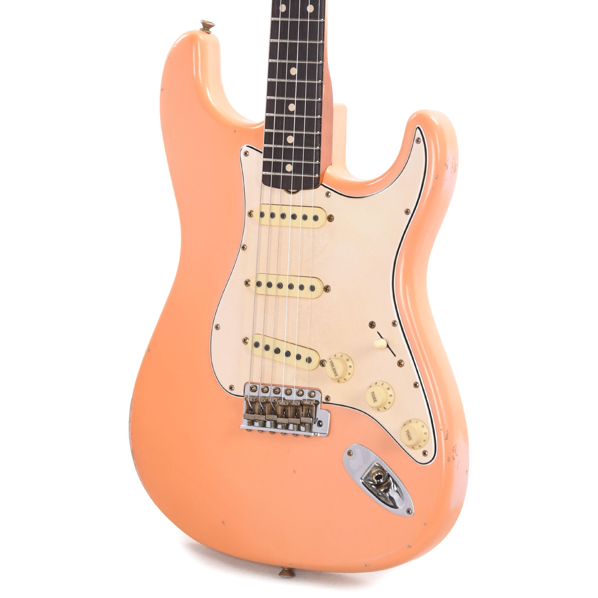 Fender Custom Shop 1962 Stratocaster Journeyman Aged Nicotine Shell Pink Master Built by Vincent Van Trigt