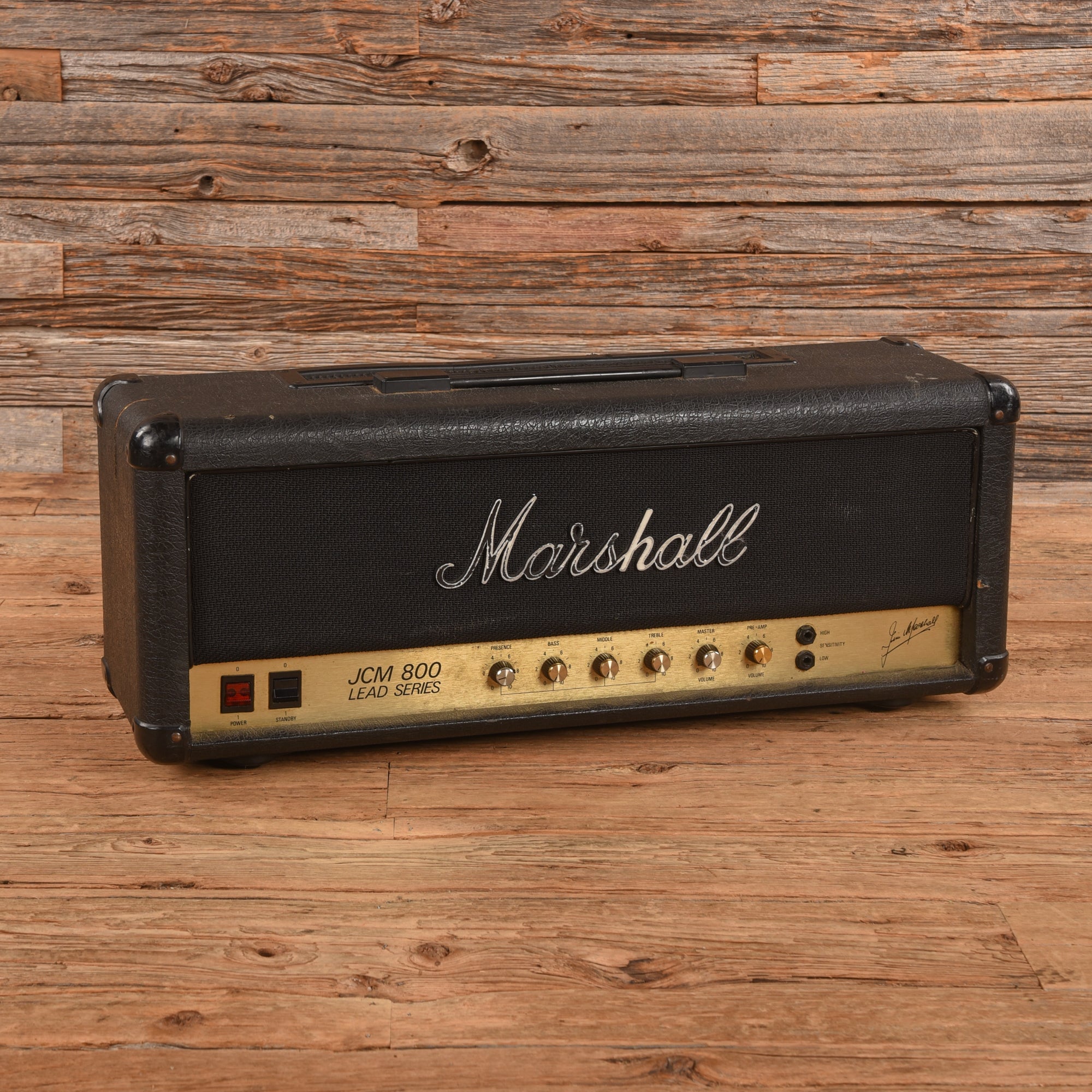 Marshall JCM 800 Lead Series Model 2203 100-Watt Master Volume Guitar Amp Head  1983