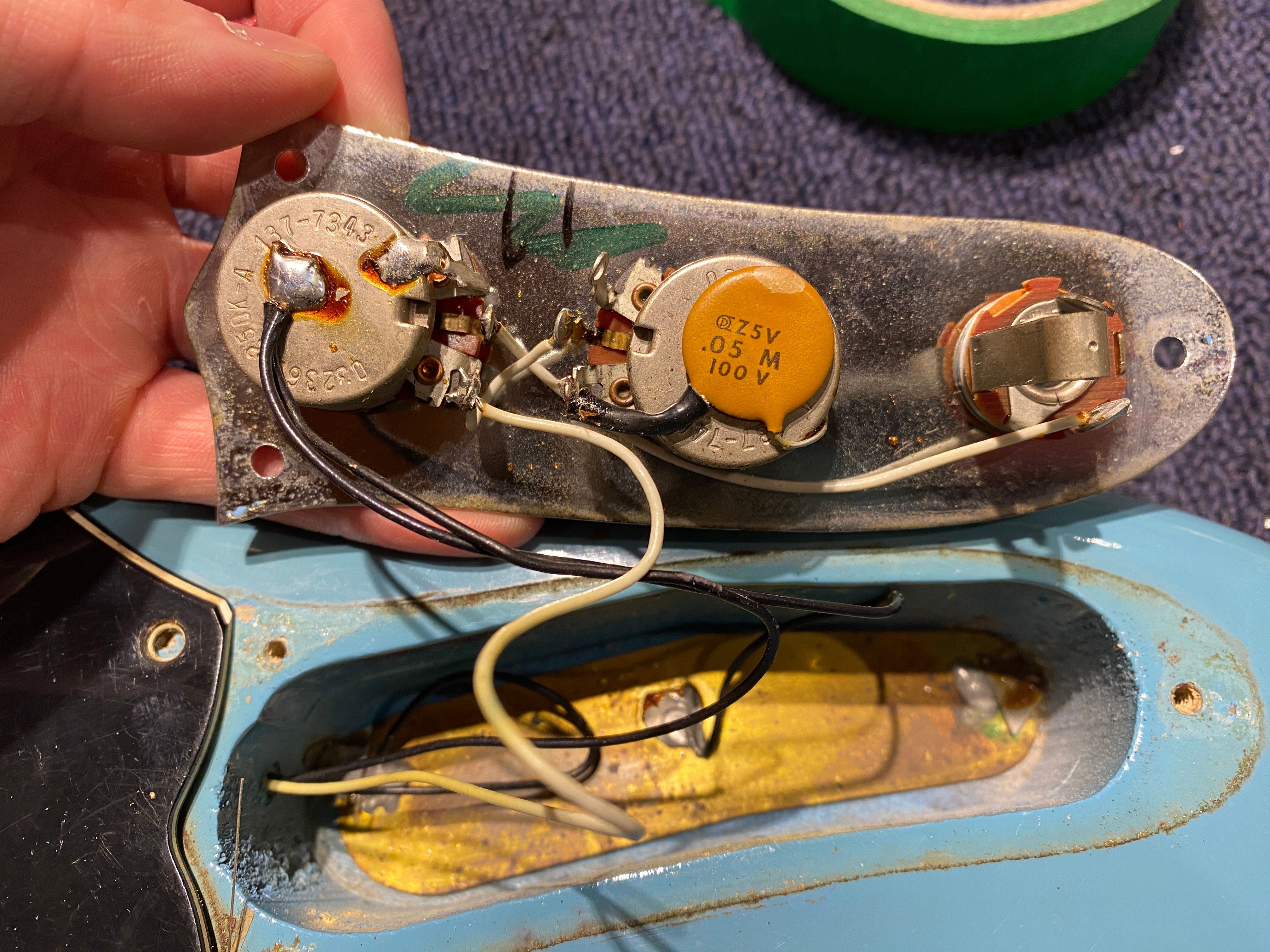 Fender Musicmaster Blue 1974