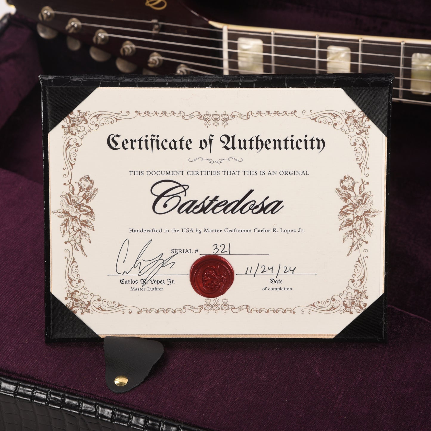 Castedosa Marianna Custom Aged Silverburst w/TS Humbuckers