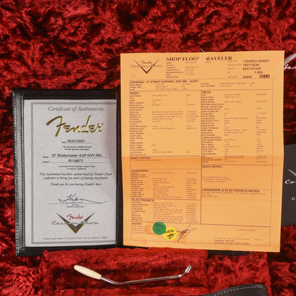 Fender Custom Shop "Chicago Special" '57 Stratocaster Super Heavy Relic Aged Olympic White 2021