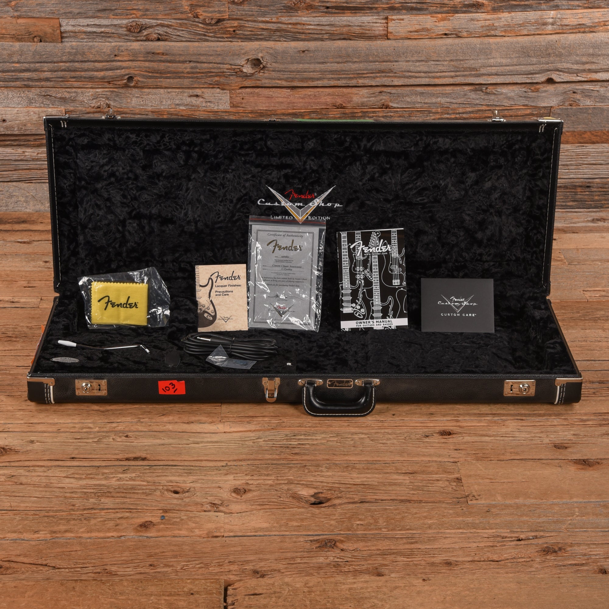 Fender Custom Shop Custom Classic Stratocaster Bing Cherry Transparent 2007