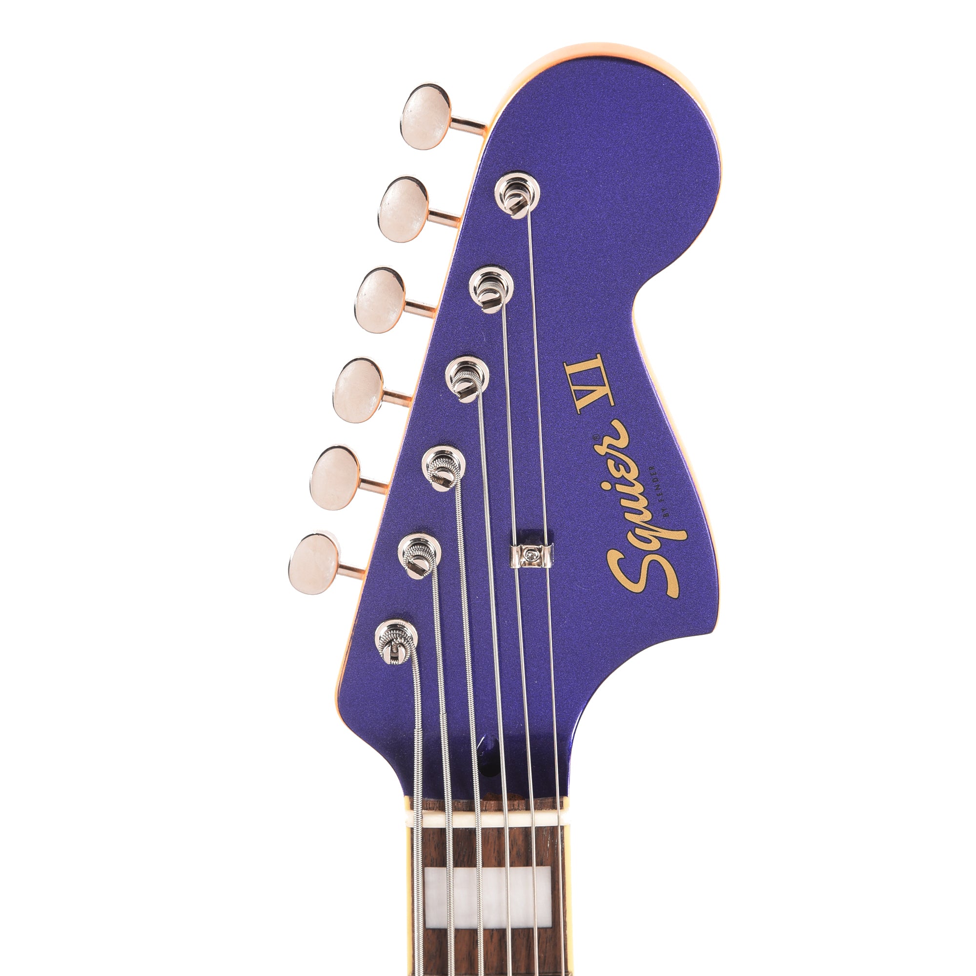 Squier Classic Vibe Bass VI Purple Metallic w/Matching Headcap