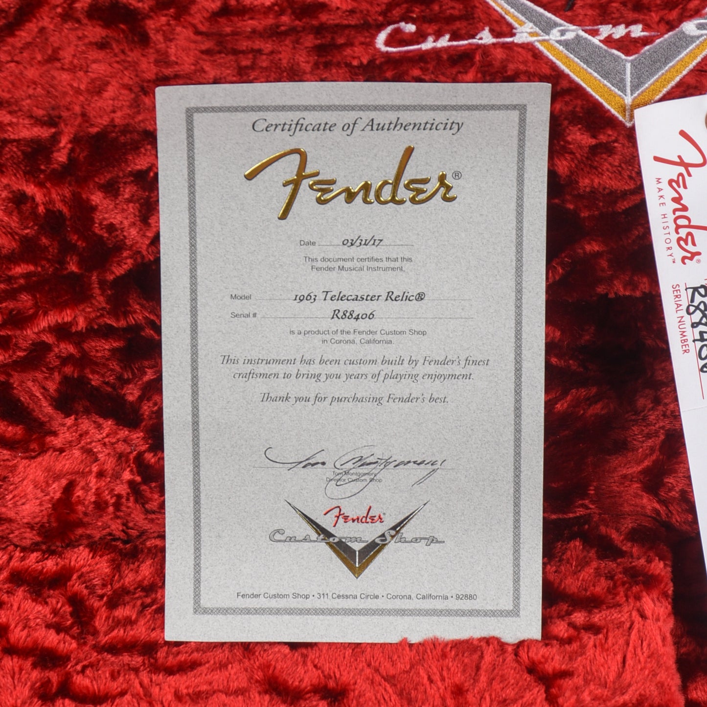 Fender Custom Shop '63 Telecaster Relic Sunburst 2017