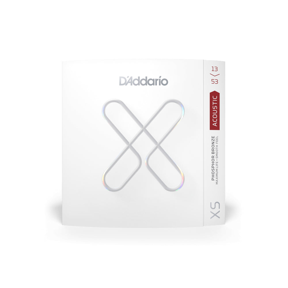 D'Addario XS Coated Acoustic Phosphor Bronze Hybrid Light 13-53