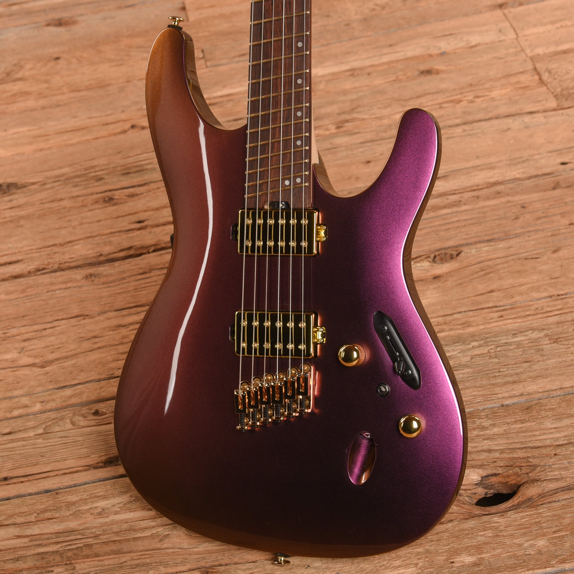 Ibanez SML721RGC Axe Design Lab Multi-Scale Rose Gold Chameleon 2024