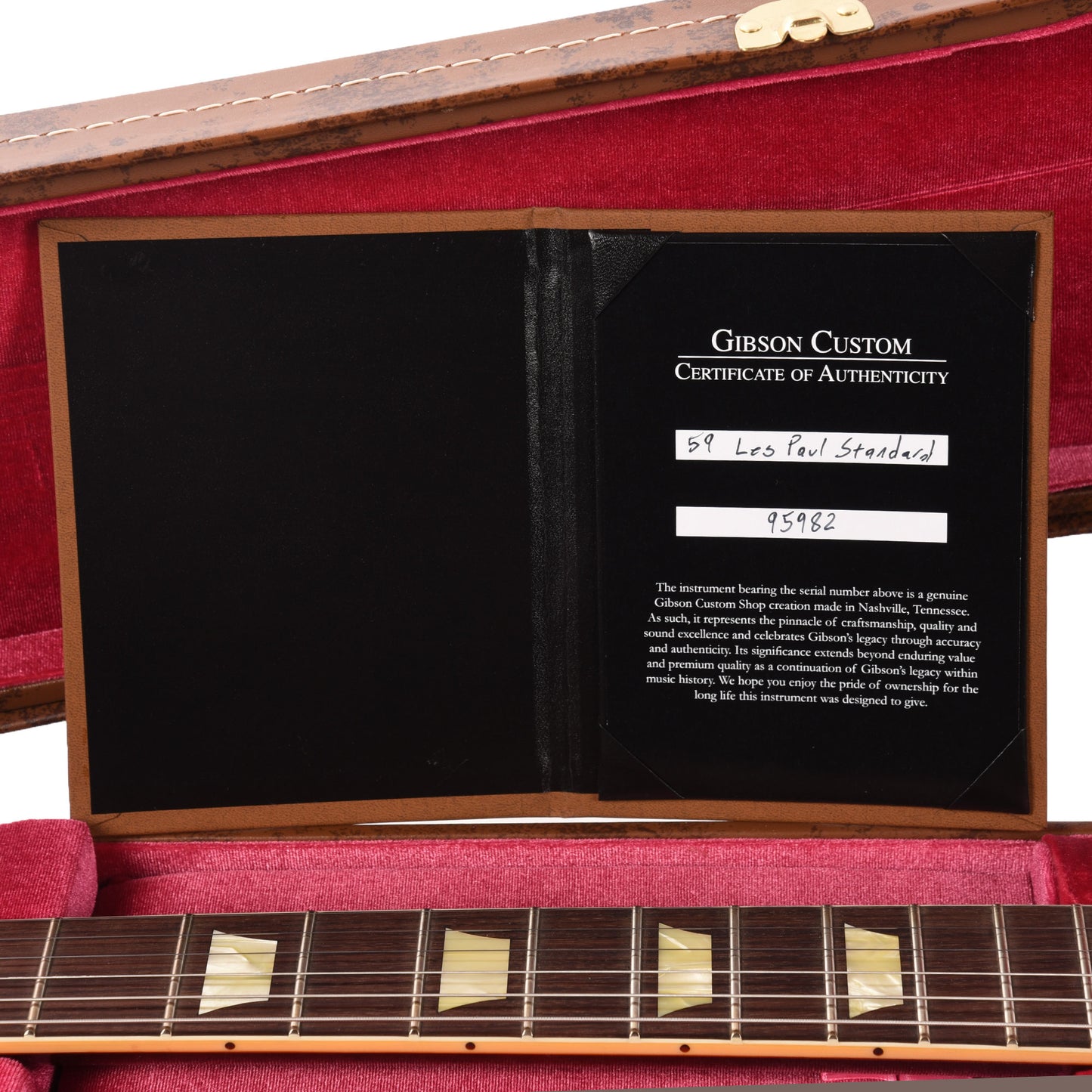 Gibson Custom Shop 1959 Les Paul Standard "CME Spec" Cherry Tea Burst VOS w/59 Carmelita Neck