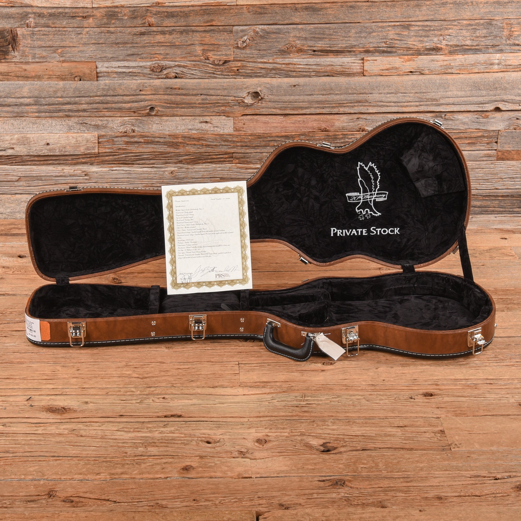 PRS Private Stock Short Scale Hollowbody Bass 4 Natural w/ Smoked Burst 2018