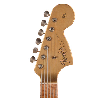 Fender Custom Shop 1966 Stratocaster HSS Relic Faded Sunrise Gold Apprentice Built by Dylan Delpizzo w/Novak GTX-HMB